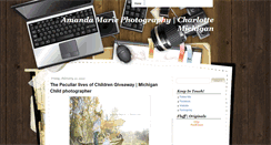 Desktop Screenshot of amanda-mariephotography.blogspot.com