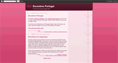 Desktop Screenshot of encontrosemportugal.blogspot.com