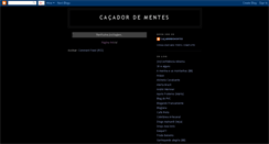 Desktop Screenshot of cacadordementes.blogspot.com