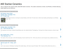 Tablet Screenshot of millstationceramics.blogspot.com