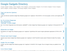 Tablet Screenshot of google-gadgets-catalog.blogspot.com