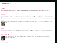 Tablet Screenshot of enternalstylez.blogspot.com