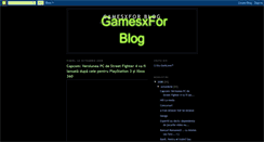 Desktop Screenshot of gamesxfor.blogspot.com