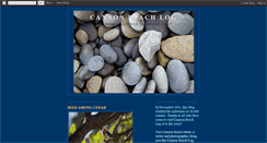 Desktop Screenshot of cannonbeachlog.blogspot.com
