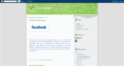 Desktop Screenshot of ccelibrary.blogspot.com