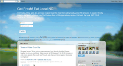 Desktop Screenshot of getfresheatlocalnc.blogspot.com