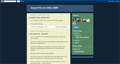 Desktop Screenshot of grandprixchile2009.blogspot.com