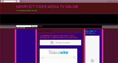 Desktop Screenshot of gekrys77tiger-media-tv-online.blogspot.com