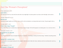 Tablet Screenshot of justonewomansperception.blogspot.com