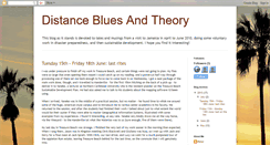 Desktop Screenshot of distancebluesandtheory.blogspot.com