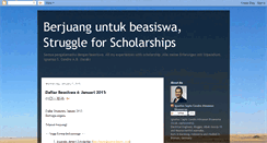 Desktop Screenshot of iscabeasiswa.blogspot.com