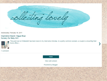 Tablet Screenshot of collectinglovely.blogspot.com