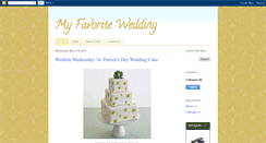 Desktop Screenshot of myfavoritewedding.blogspot.com