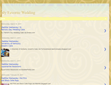 Tablet Screenshot of myfavoritewedding.blogspot.com