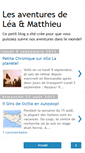 Mobile Screenshot of lesaventuresdeleaetmatthieu.blogspot.com