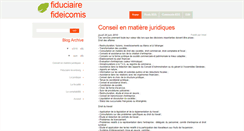 Desktop Screenshot of fiduciaire-fideicomis.blogspot.com