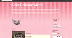 Desktop Screenshot of debzdeliciousmeals.blogspot.com