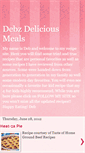 Mobile Screenshot of debzdeliciousmeals.blogspot.com