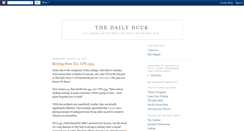 Desktop Screenshot of dailyduck.blogspot.com