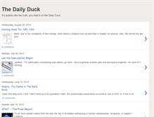 Tablet Screenshot of dailyduck.blogspot.com