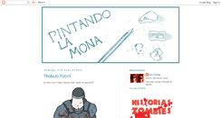 Desktop Screenshot of pintando-la-mona.blogspot.com