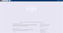 Desktop Screenshot of mommieswithhope.blogspot.com