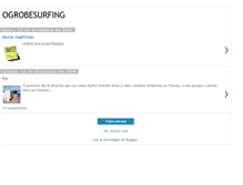 Tablet Screenshot of ogrobesurfing.blogspot.com