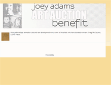 Tablet Screenshot of joeyadamsartauctionbenefit.blogspot.com