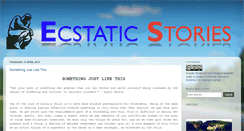Desktop Screenshot of ecstaticstories.blogspot.com