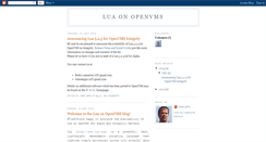 Desktop Screenshot of luaonopenvms.blogspot.com
