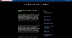 Desktop Screenshot of judenindeutschland.blogspot.com