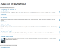 Tablet Screenshot of judenindeutschland.blogspot.com