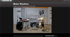 Desktop Screenshot of motorrhythms.blogspot.com