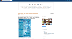 Desktop Screenshot of geocriticism.blogspot.com