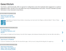 Tablet Screenshot of geocriticism.blogspot.com
