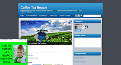 Desktop Screenshot of coffee-tea-recipe.blogspot.com