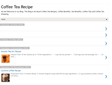 Tablet Screenshot of coffee-tea-recipe.blogspot.com