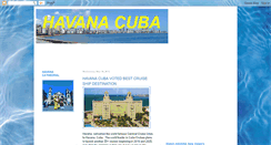 Desktop Screenshot of cubawebhavana.blogspot.com