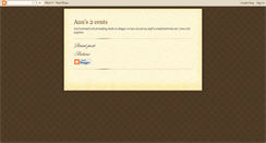 Desktop Screenshot of anns2cents.blogspot.com