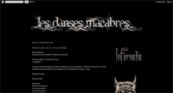 Desktop Screenshot of lesdansesmacabres.blogspot.com