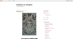 Desktop Screenshot of heatherjowingate.blogspot.com