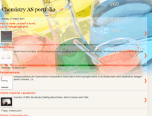 Tablet Screenshot of chemistry-alevel.blogspot.com