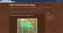 Desktop Screenshot of highschoolstadiumblog.blogspot.com