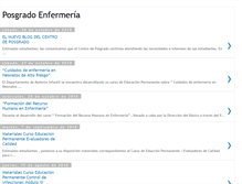 Tablet Screenshot of posgradoenfermeria.blogspot.com