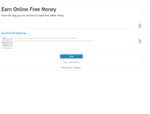 Tablet Screenshot of earnonlinefreemoney.blogspot.com