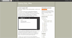 Desktop Screenshot of andreaciulu.blogspot.com