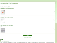 Tablet Screenshot of frustratedlebanese.blogspot.com