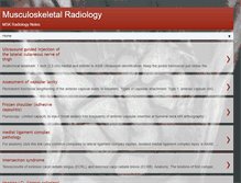 Tablet Screenshot of musculoskeletal-radiology.blogspot.com