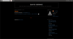 Desktop Screenshot of davidbernie.blogspot.com