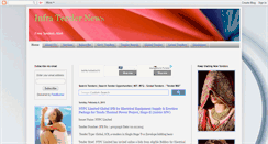 Desktop Screenshot of indiainfratender.blogspot.com
